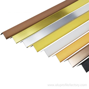 Aluminum trim strips for professional decoration